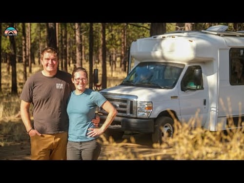 DIY Shuttle Bus Conversion - Their Tiny Home On Wheels