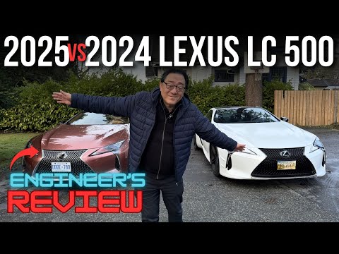 2025 LEXUS LC 500 vs 2024 LEXUS LC 500 INSPIRATION SERIES // ENGINEER'S REVIEW // ANY DIFFERENCES?