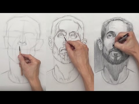 Using the Head Abstraction to Draw a Face | Wake and Draw #37
