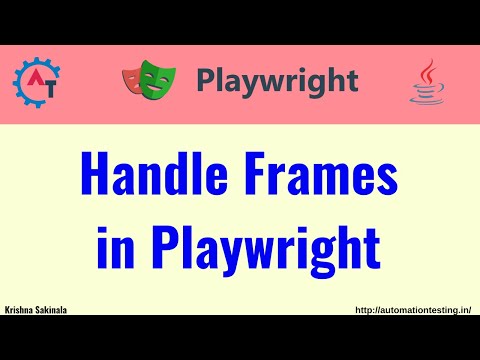 #29 Handle Frames in Playwright Java