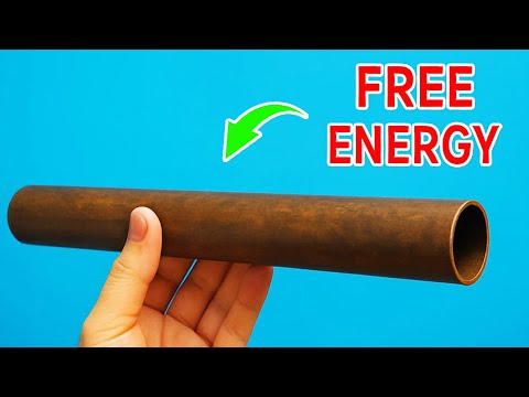 FREE ENERGY! NO BATTERY NEEDED! Running Any Clock Without Batteries!