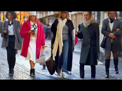 Street Style from Italy 🇮🇹 WINTER OUTFITS IDEAS FOR SHOPPING / DECEMBER FASHION INSPIRATION