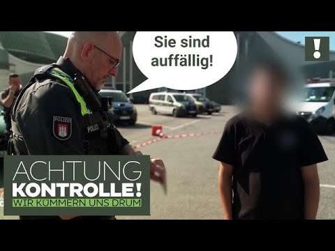 "Sie sind sehr AUFFÄLLIG!" 🥴 Alkohol- und Dr*genkontrolle in Hamburg! | Achtung Kontrolle
