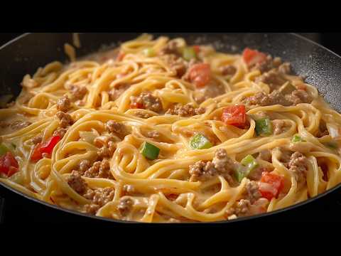 Incredibly delicious spaghetti in 15 minutes! This is delicious, you'll want to cook it every day!