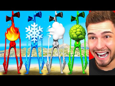 ALLE GEHEIMEN SIREN HEADS FINDEN in GTA 5!