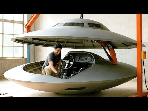 Man Builds DIY UFO Boat with Car Engine | Start to Finish by @Thánh Chế - Mr Hồ