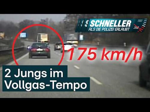 Mit 175 km/h: Raser-Trip im geklauten Wagen | Staffel 5 | Schneller als die Polizei erlaubt