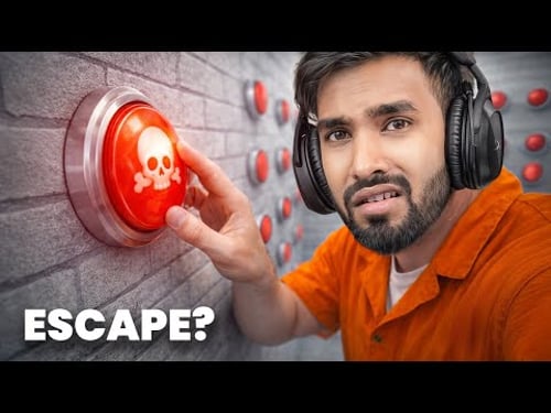 100 MYSTERY BUTTONS BUT ONLY ONE LETS YOU ESCAPE…