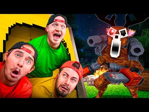 Can We Survive 99 Nights in MECHA Minecraft Forest?