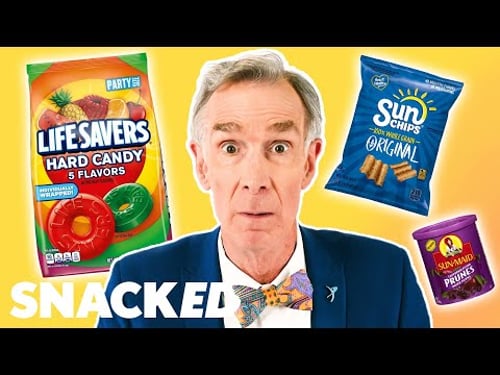 Bill Nye Breaks Down His Favorite Snacks | Snacked