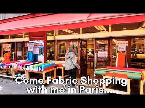 Paris Fabric Shopping - must visit stores