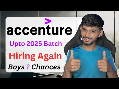 Accenture Hiring Again Upto 2025 Batch Sending Shortlisting