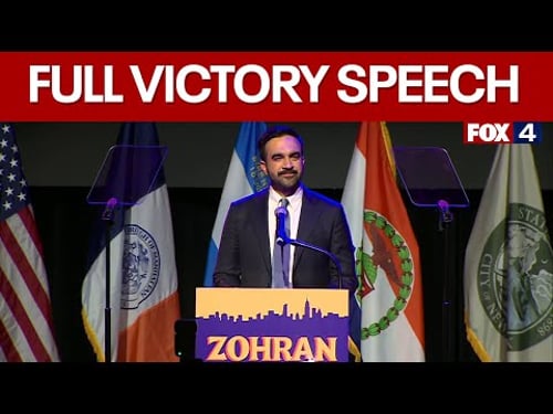 Zohran Mamdani victory speech: FULL