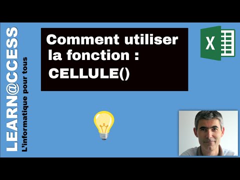 Excel - Présentation de la Fonction CELLULE()