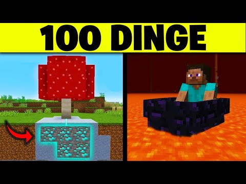 100 DINGE in MINECRAFT die du noch NICHT wusstest!