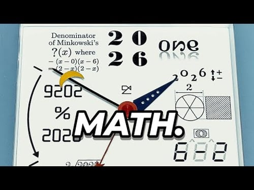 I Made a Clock Only Using "2026"