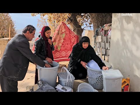 Leila's parents came to buy some household items for Leila.