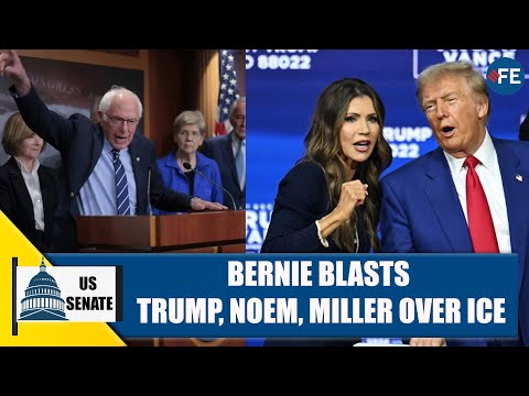 Sen. Bernie Sanders Rips Trump, Noem And Miller Over ICE In Minnesota