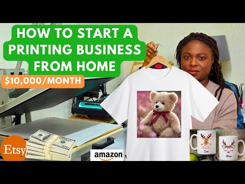 How To Start A Personalised Printing Business | T-shirts Business | Small Business Idea From Home