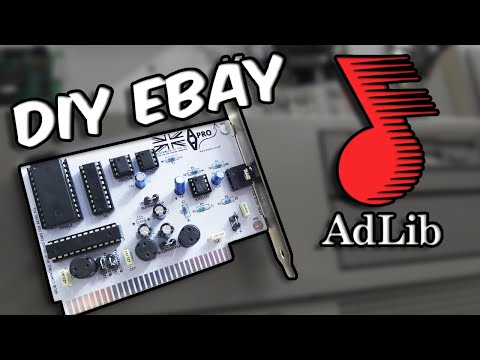 DIY Adlib Clone kit from eBay. Build your own DOS sound card!