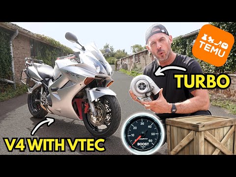 I PUT A TEMU TURBO ON THE UK'S CHEAPEST HONDA VFR800