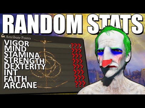 Elden Ring but if I die all my stats randomize...