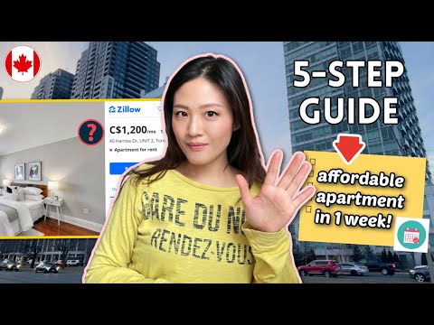 How to find an affordable APARTMENT in Toronto in 1 week