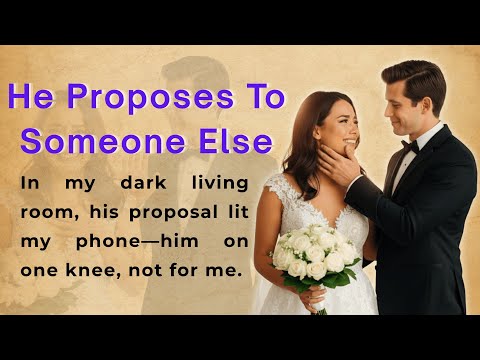 He Proposes To Someone Else | Emotional English Stories Level 1 | Graded Reader (A1 | A2) ✅