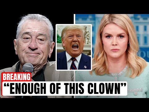 Robert De Niro GOES OFF on Karoline Leavitt & Trump, Shocking Rant!