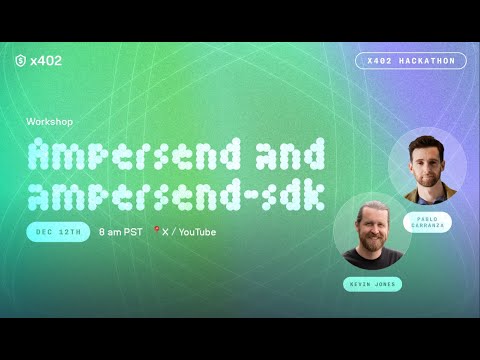 Workshop: Building AI Agents with ampersend and ampersend-sdk over x402 with Kevin and Pablo