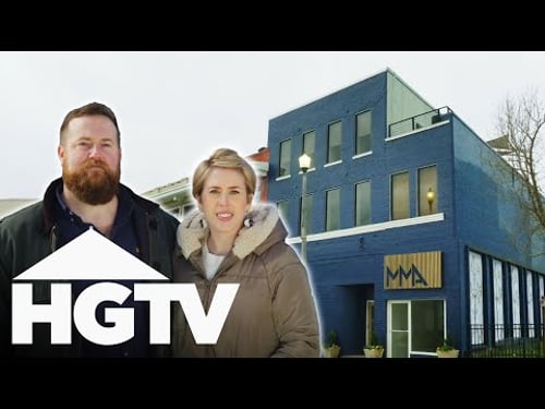 Ben & Erin Transform 1930's Building Into A Sleek & Modern Loft! | Home Town