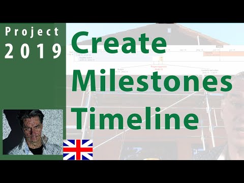 #6 MS Project 2019 ● Learn to Create Milestone and Timeline ● Complete