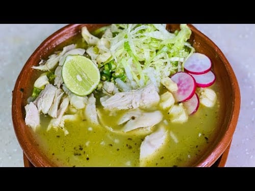 Green Pozole (delicious and quick)