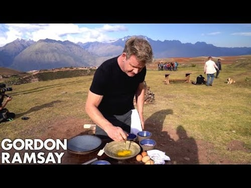 Gordon Ramsay Makes Alpaca Scrambled Eggs in Peru | Scrambled