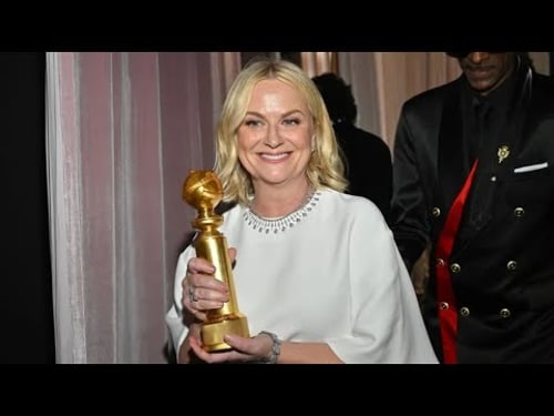 Amy Poehler Makes History Winning Golden Globe for Best Podcast | First-Ever Award Win