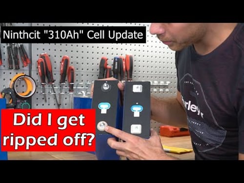 "Ninthcit" 310Ah LiFePO4 Cell Update