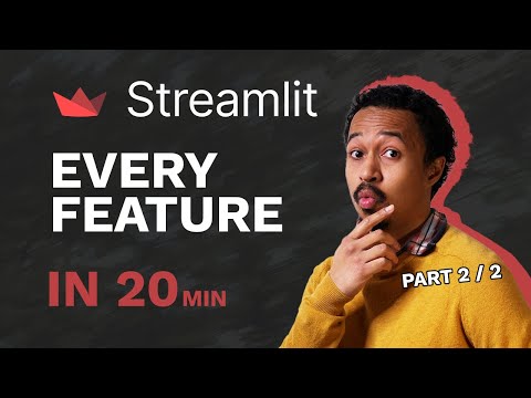 The Streamlit Epic Overview (part 2/2)