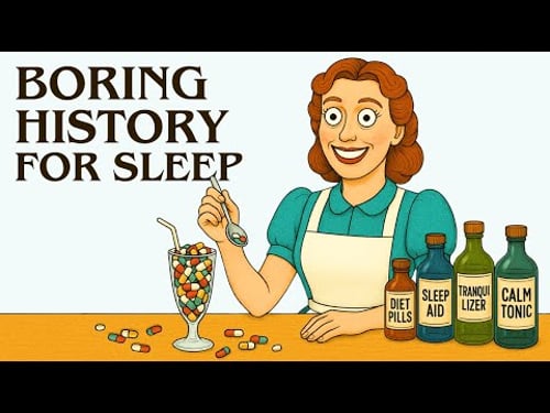 The Drug Cocktail 1950s Housewives Took Daily | Boring History For Sleep