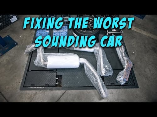 INSTALLING a TEGIWA Exhaust System | Trio On Track Ep2