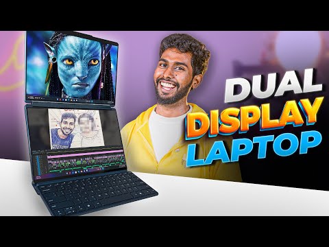 Dual Screen வேற மாரி Laptop🔥| Lenovo Yoga 9i #dualdisplay #touchscreen #lenovo