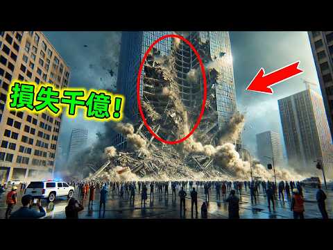 整棟大樓瞬間倒塌!損失慘重,究竟是人性的貪婪還是錯誤的決策?#昂貴的樓房失誤 #昂貴的樓房錯誤 #樓房倒塌 #世界之最 #老王看世界
