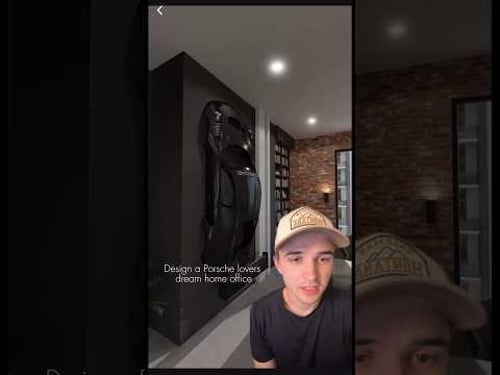 Dream desk setup for fans of Porsche #porsche #homeoffice #desksetup #racing