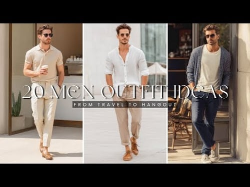 From Travel to Hangout: 20 Men Outfit Ideas | Men’s fashion