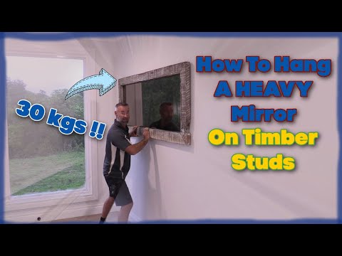 How To Hang A Heavy Mirror On Plasterboard - TIMBER FRAMED WALL
