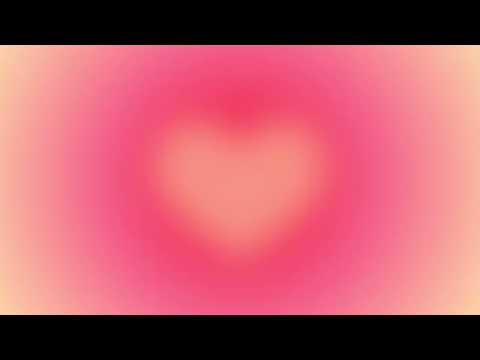 Orange & peach aesthetic aura heart effect wallpaper ♡ silent ambience for gaming & relaxing