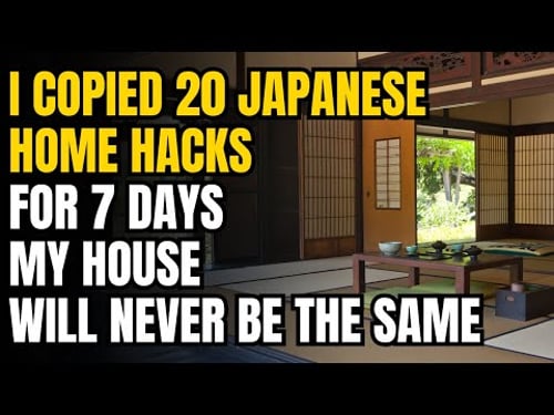 I Copied 20 Japanese Home Hacks for 7 Days — My House Will Never Be the Same