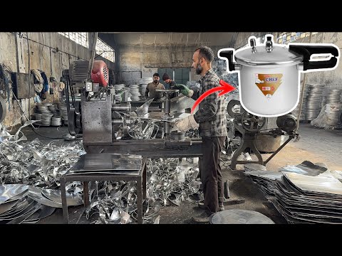 How High-Quality Aluminum Pressure Cookers Are Made | Full Manufacturing Process & Mass Production
