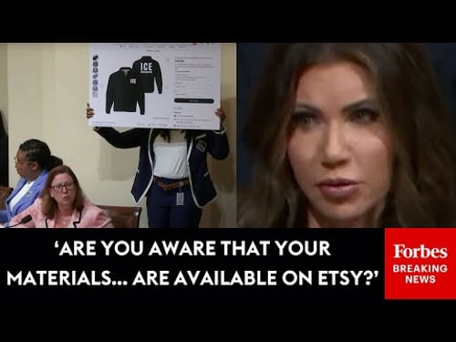 Julie Johnson Presses Kristi Noem About Merch Online That Can Let Vigilantes Pose As ICE Agents