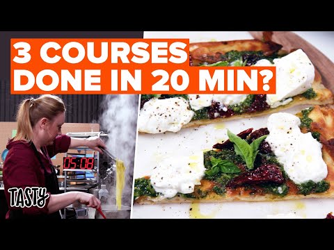 Can I Make A 3-Course Italian Dinner In Only 20-minutes? • Tasty