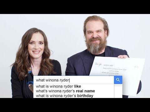 Winona Ryder & David Harbour Answer the Web's Most Searched Questions | WIRED